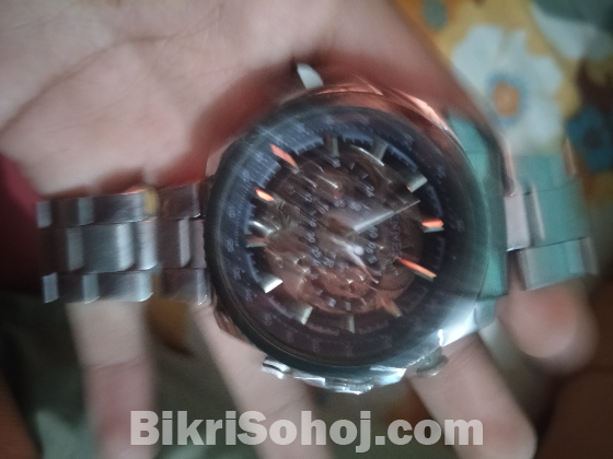 Winner Men's Stainless Steel Analog Automat